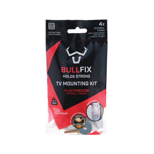 Bullfix Universal Heavy Duty Plasterboard Fixings - TV Kit