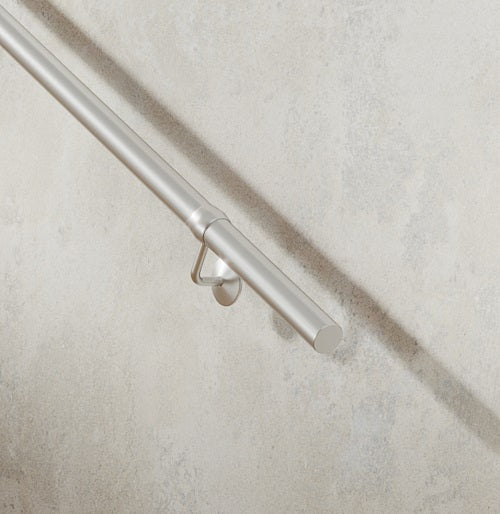 Rothley Baroque Brushed Finish 3.6m Easy Fit Staircase Handrail Kit