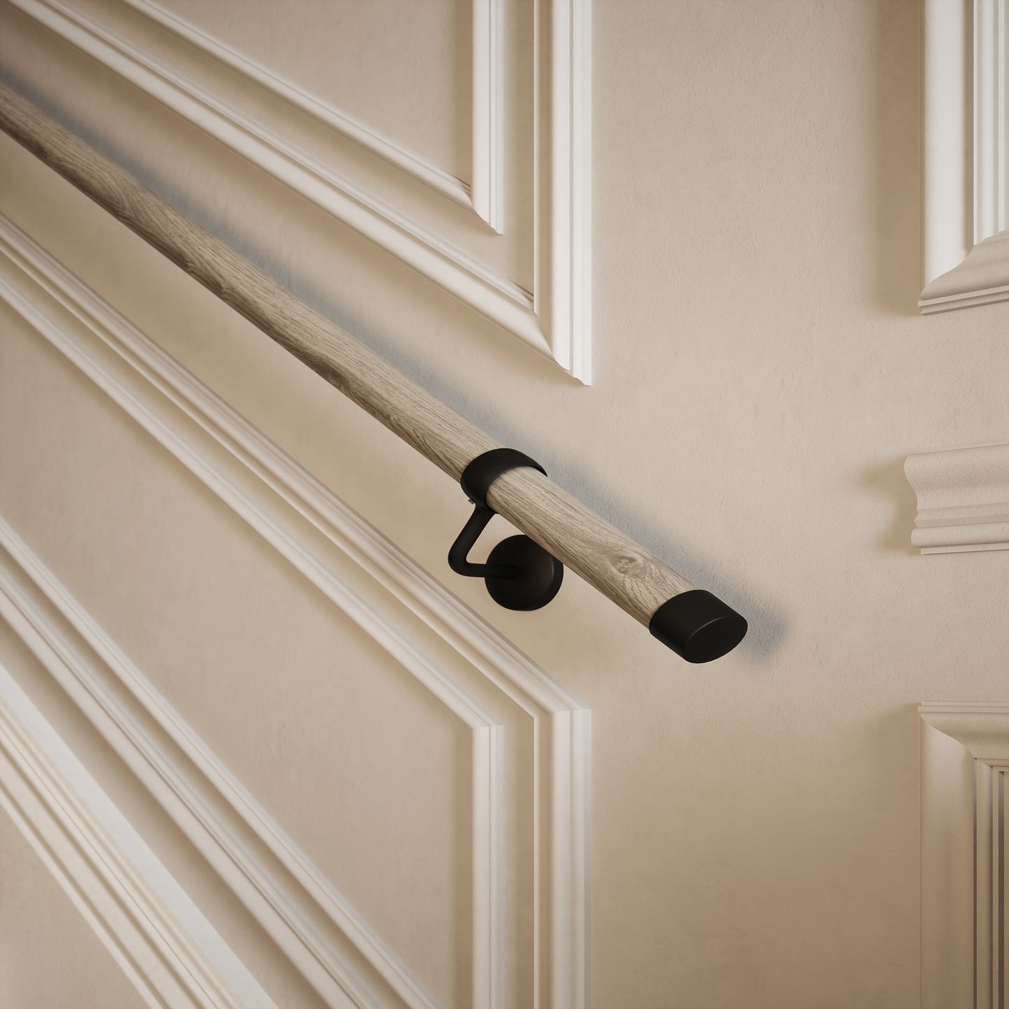 Rothley Driftwood 3.6m Easy Fit Staircase Handrail Kit