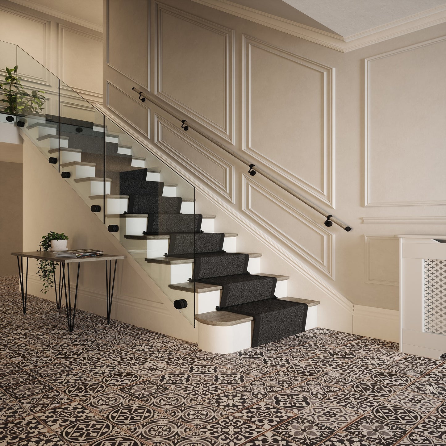 Rothley Driftwood 3.6m Easy Fit Staircase Handrail Kit