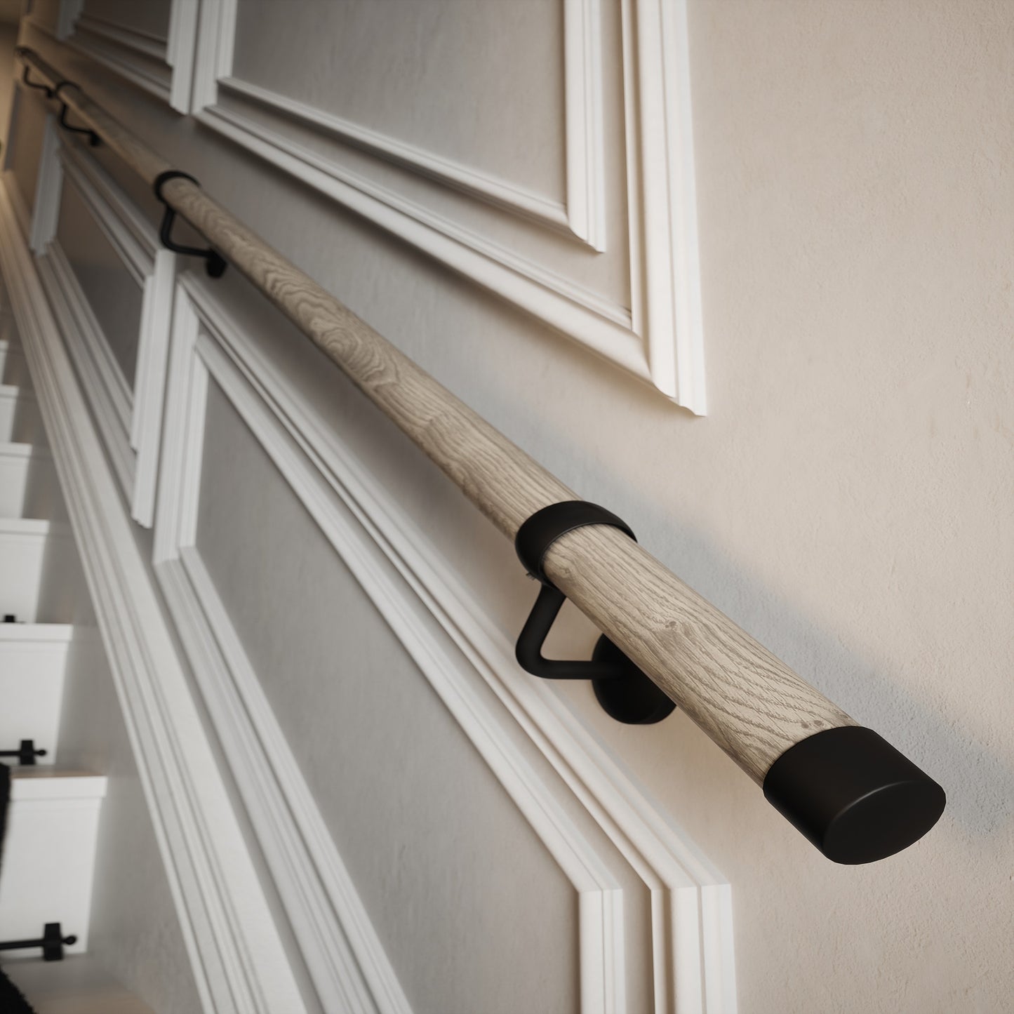 Rothley Driftwood 3.6m Easy Fit Staircase Handrail Kit