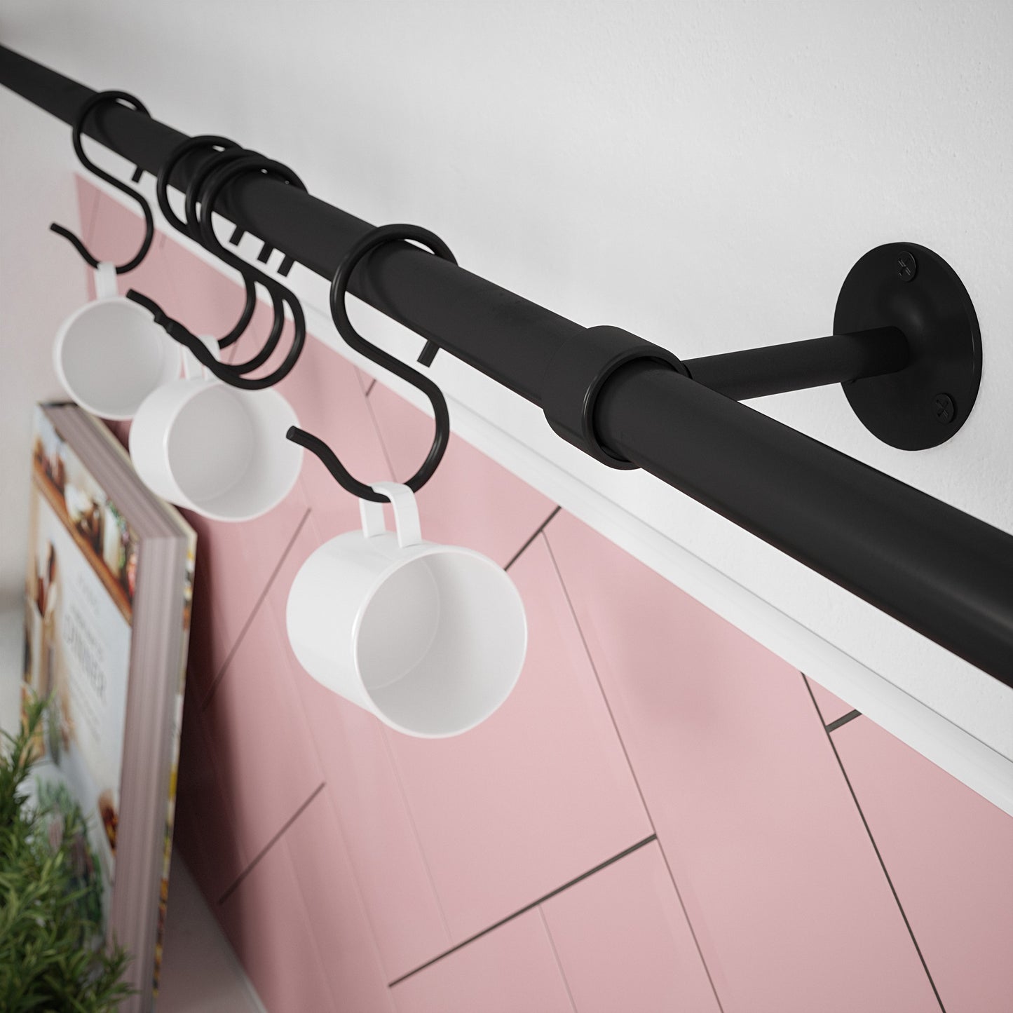 Rothley Matt Black Utensil Rail Kit Various Sizes