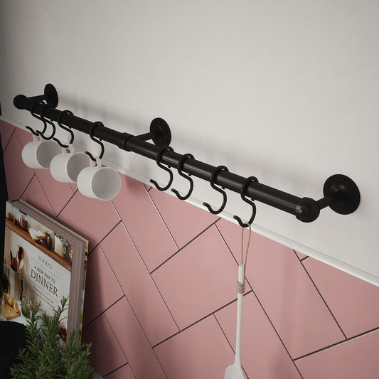 Rothley Matt Black Utensil Rail Kit Various Sizes