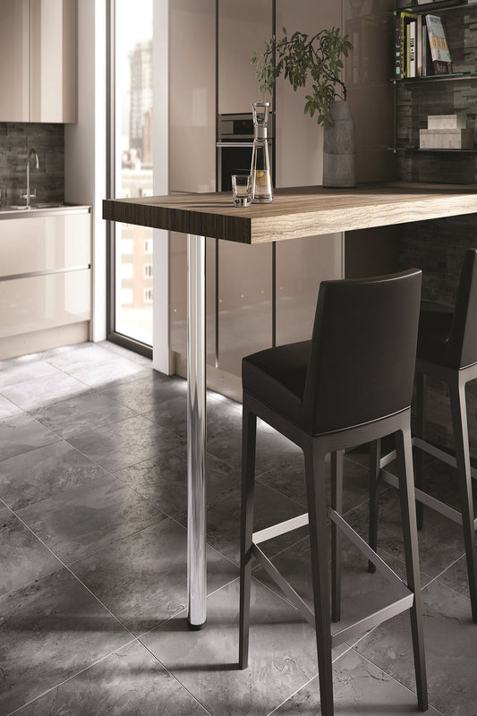 Rothley Polished Finish Stainless Steel Table & Worktop Leg 870mm x 60mm