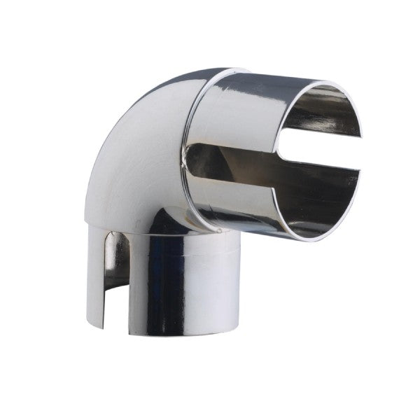 Rothley Stair Rail 90 Degree Elbow Brushed Or Polished Effect 40mm
