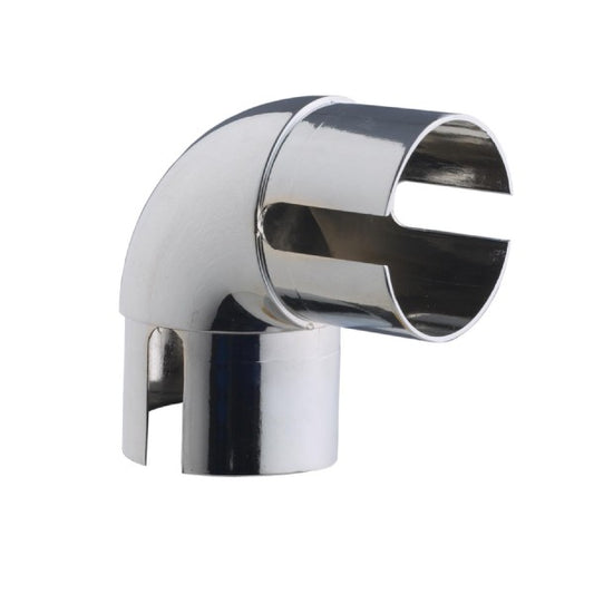 Rothley Stair Rail 90 Degree Elbow Brushed Or Polished Effect 40mm