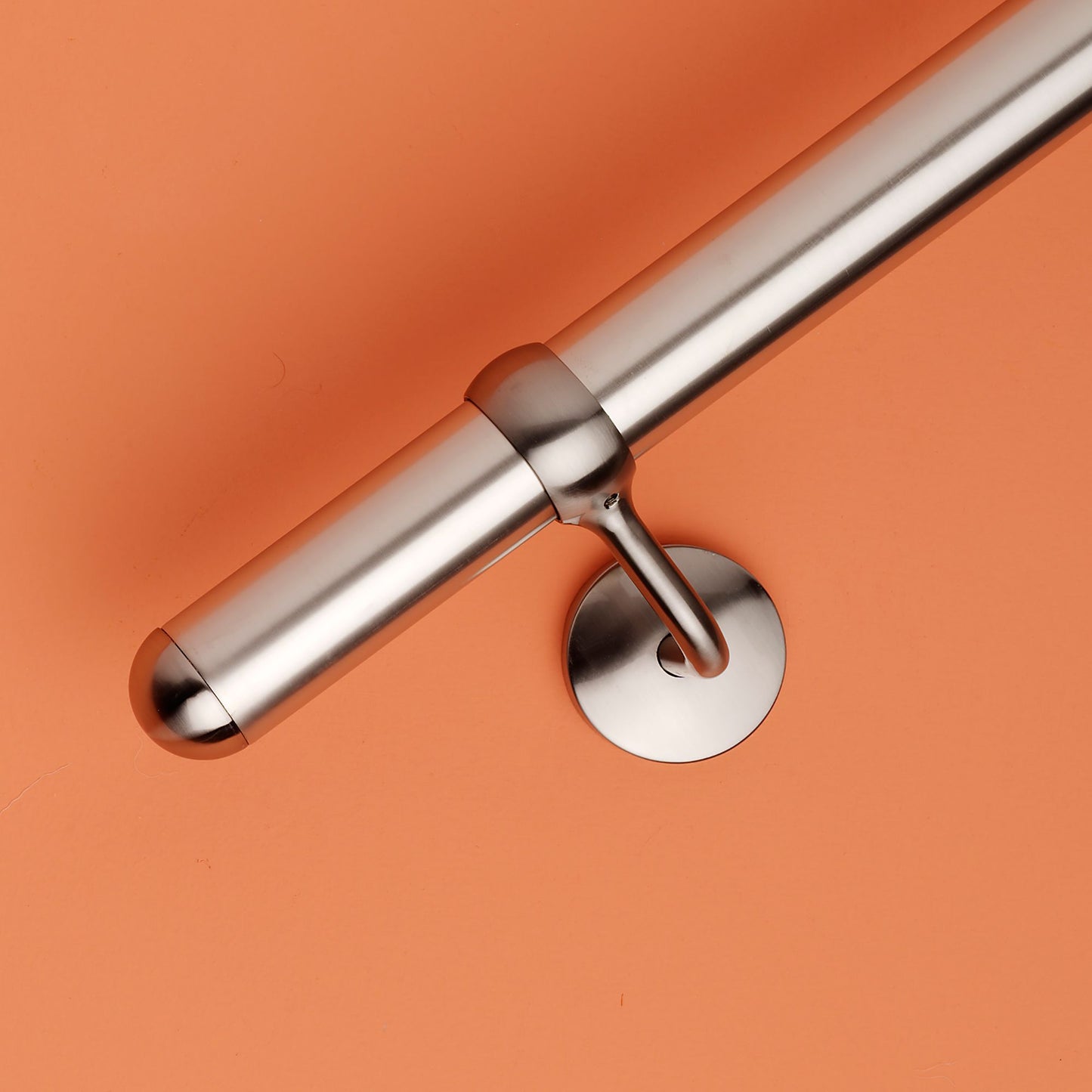 Rothley Stair Rail End Dome Cap Brushed Or Polished Effect 2 Pack