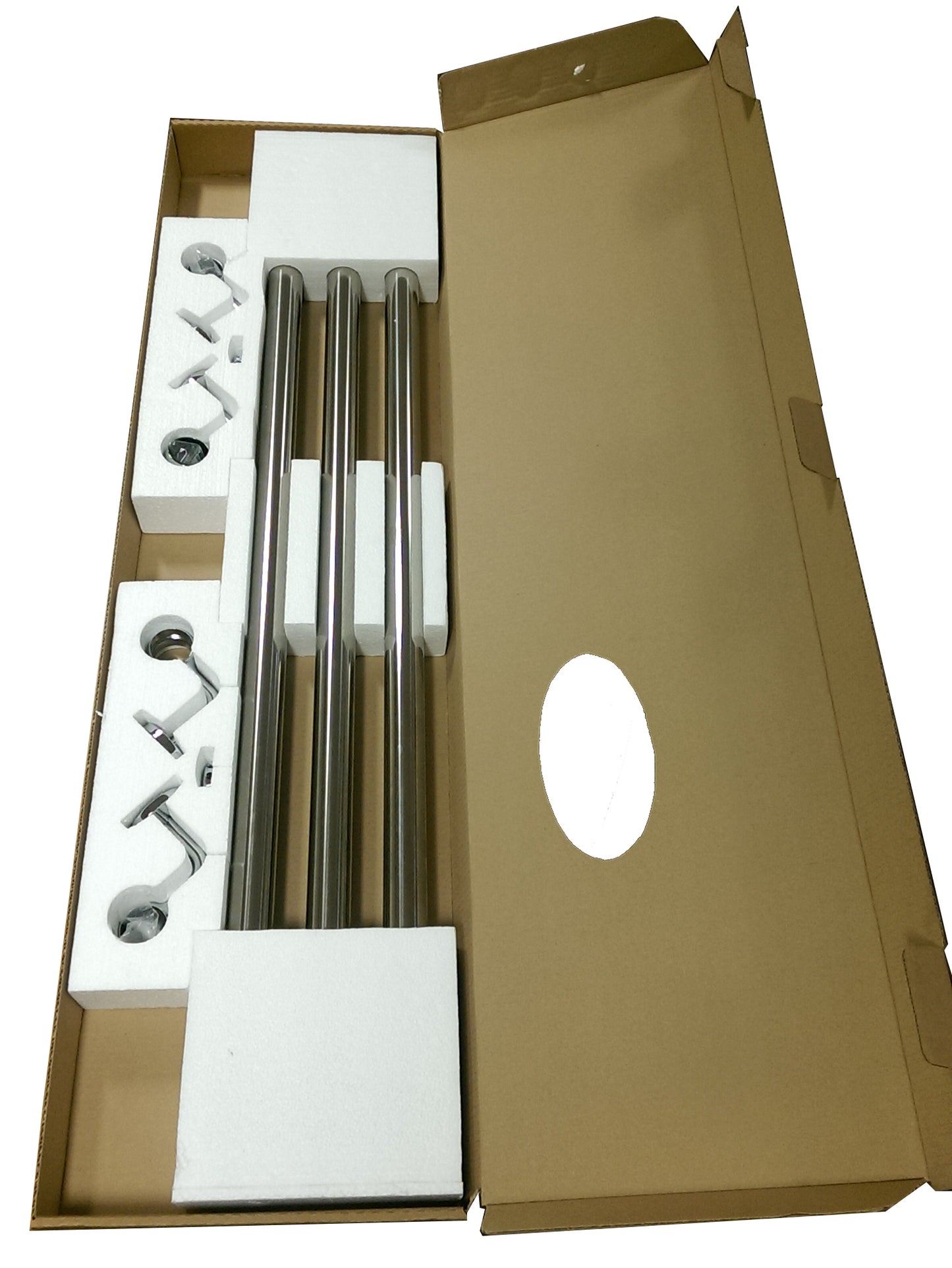 Rothley Polished Finish Internal Stainless Steel 3.6m Easy Fit Staircase Handrail Kit