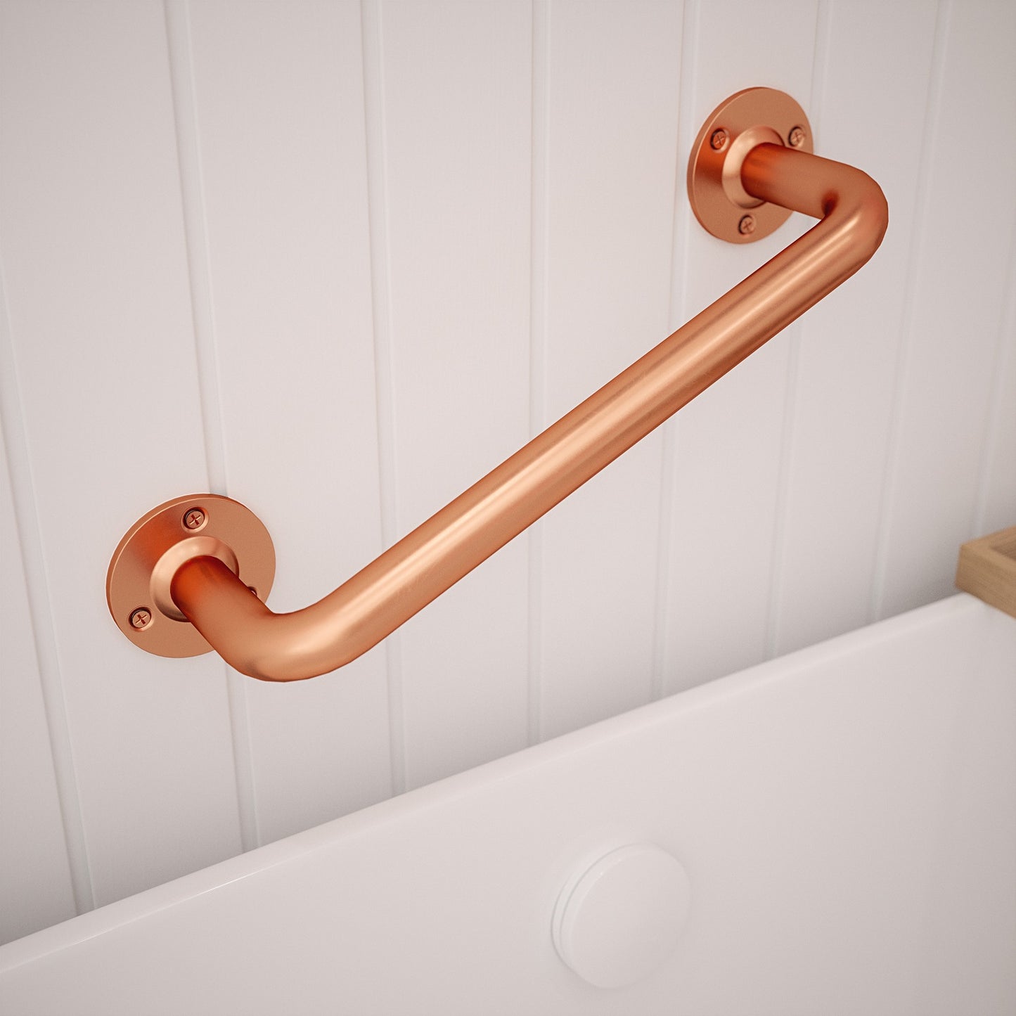 Rothley Polished Copper Grab Rail