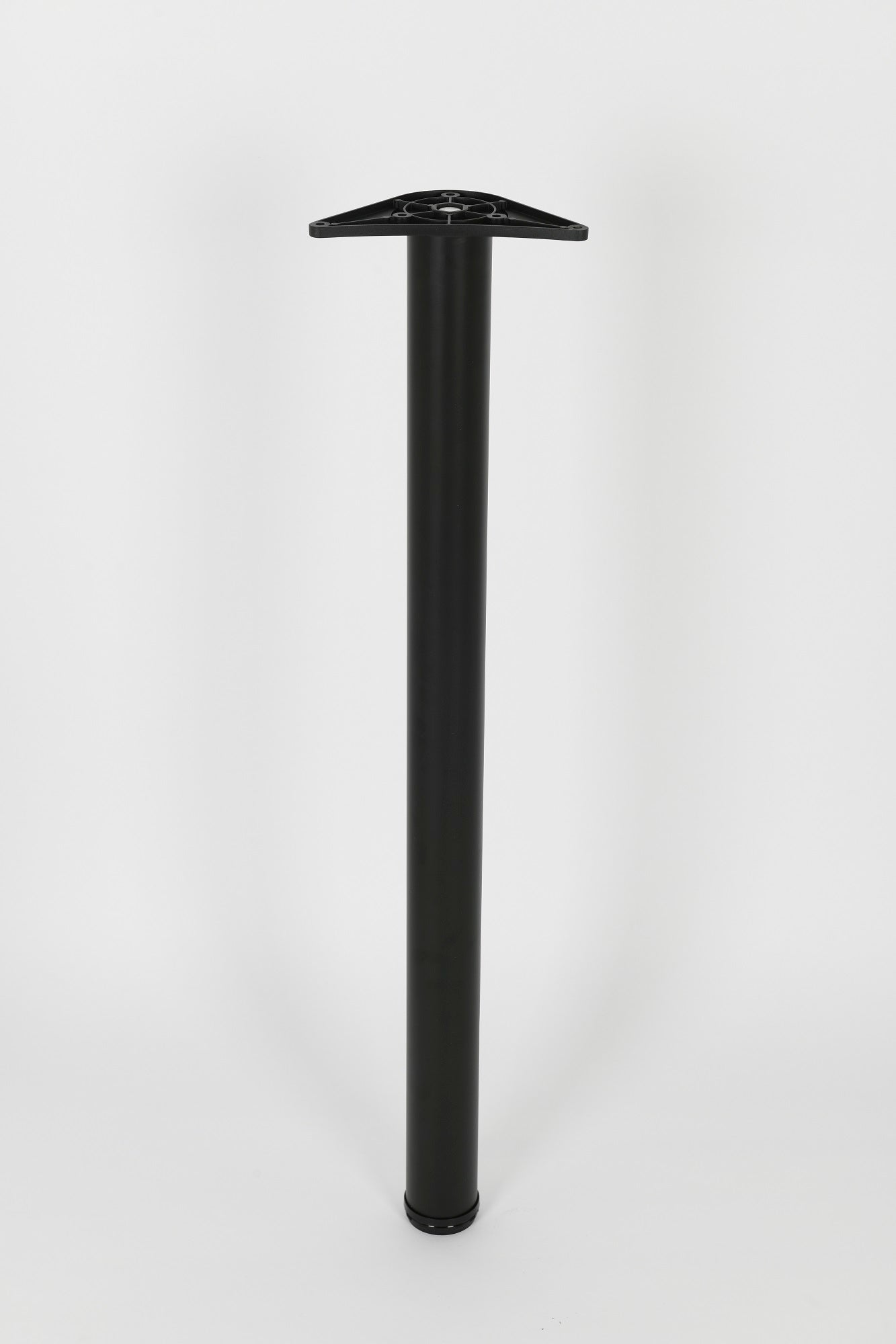 Rothley Matt Black Stainless Steel Table & Worktop Leg 870mm x 60mm